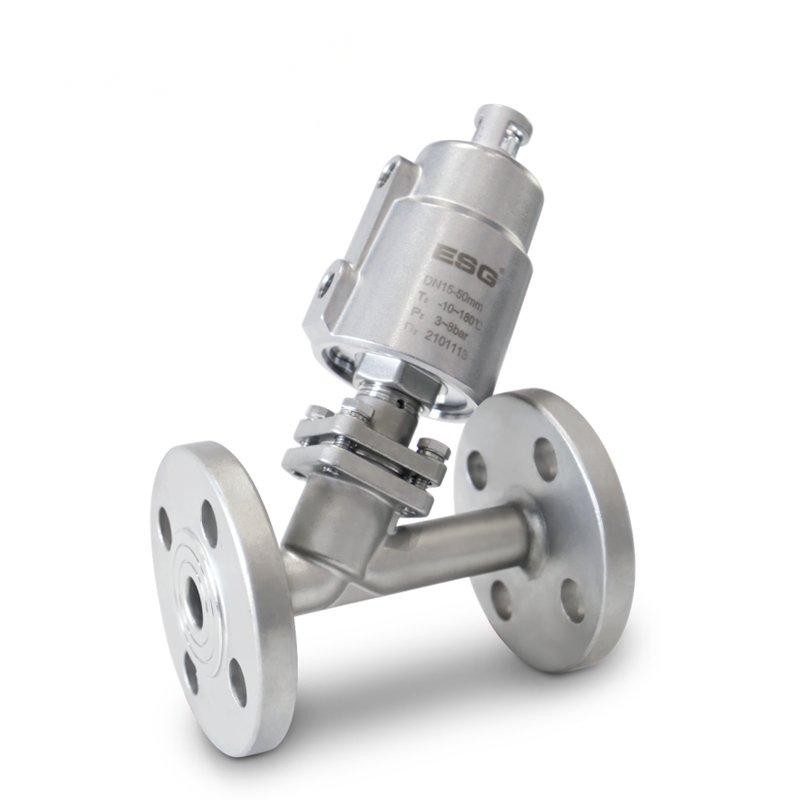 Pneumatic Angle Seat Valve